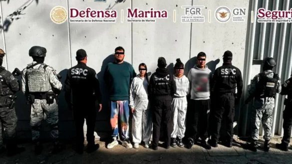 Detienen a seis del Tren de Aragua por trata y narco en CDMX