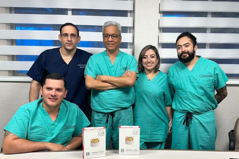 Panamá realiza primer implante de válvula SAPIEN 3 Ultra RESILIA