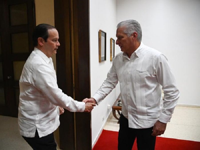 Díaz-Canel y canciller de Panamá refuerzan lazos bilaterales