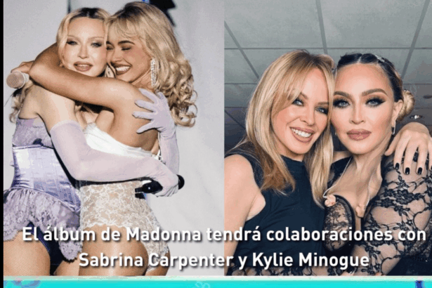 Madonna: se filtra colaboraciones con Kylie Minogue y Sabrina Carpenter