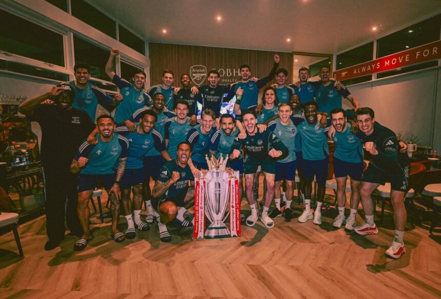 Arsenal campeón de la Premier League tras 22 años de espera