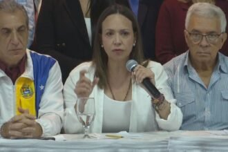 María Corina Machado confirma candidatura presidencial en Venezuela