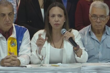 María Corina Machado confirma candidatura presidencial en Venezuela