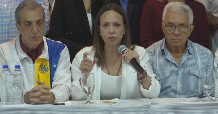 María Corina Machado confirma candidatura presidencial en Venezuela