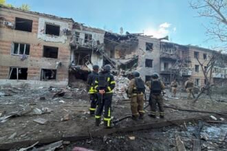 Rusia ataca Ucrania con 13 misiles y 146 drones en ofensiva masiva